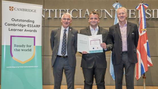 OneSchool Global Rosario student recognised in prestigious Cambridge Learner Awards