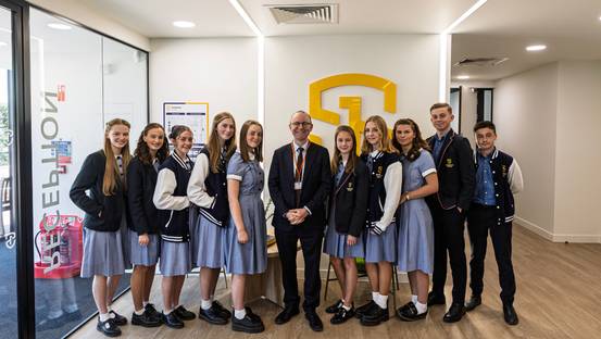 New Northwich campus welcomes local MP, Mr Andrew Cooper