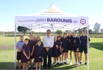 Local MP John Barounis visits OSG Maryborough campus